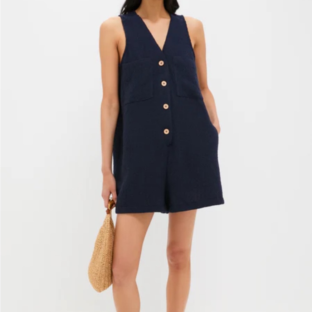 Tuckernuck Navy Myla Romper